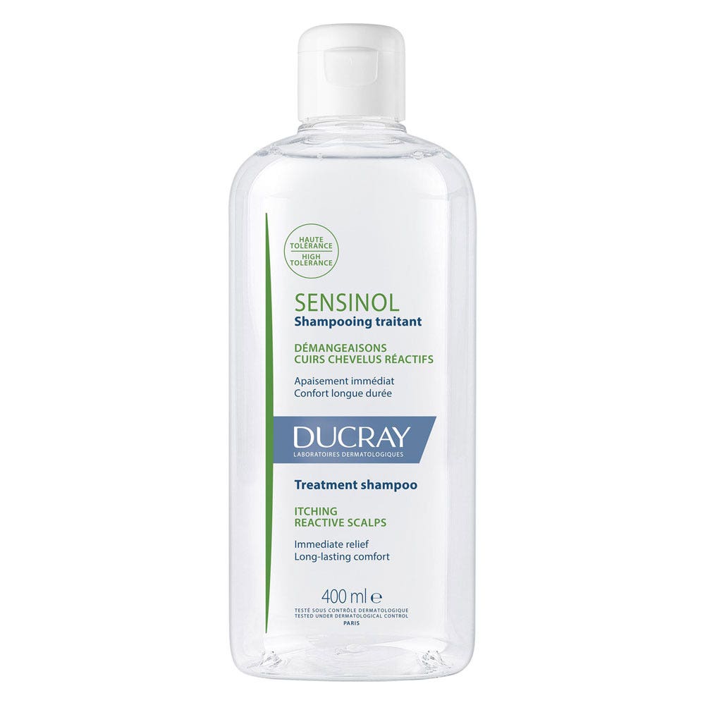 Ducray Sensinol Champú tratante de picores para el cuero cabelludo reactivo 400 ml