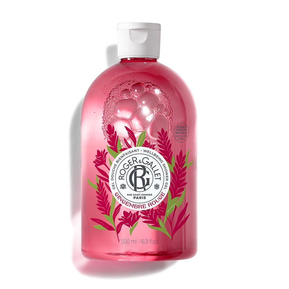 Roger & Gallet Gel ducha beneficioso de jengibre rojo 500 ml