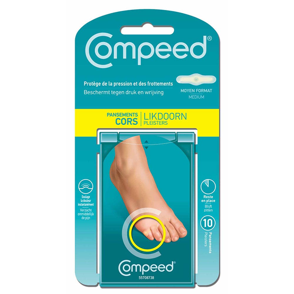 Compeed Aderezos de maíz medianos X10