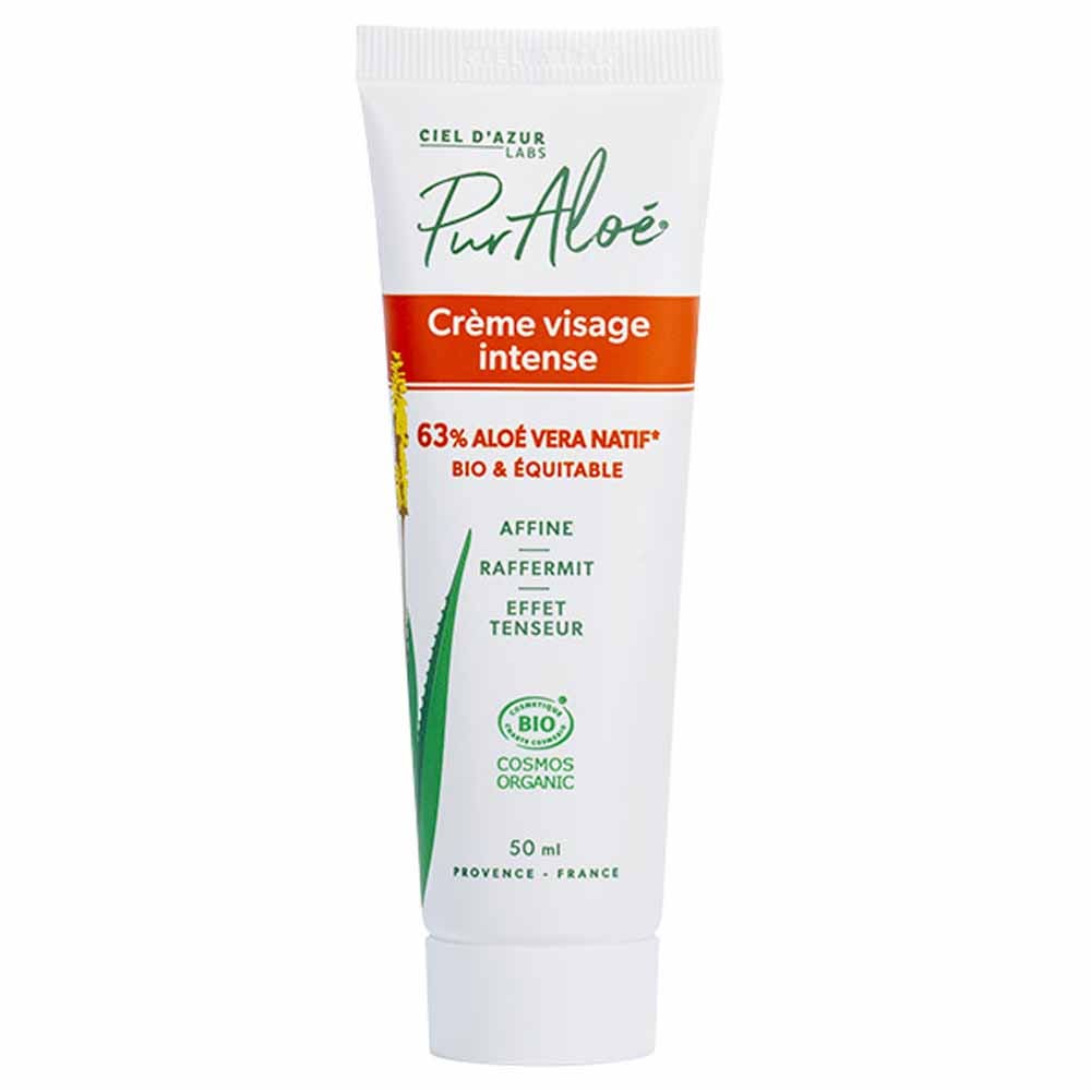 Pur Aloé Crema Facial Intensiva Con Aloe Vera 63% Bio 50ml