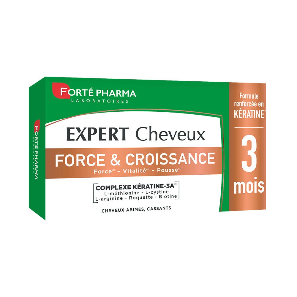 Forté Pharma Expert Capilar Cabello fuerza y crecimiento caída del cabello 90 comprimidos