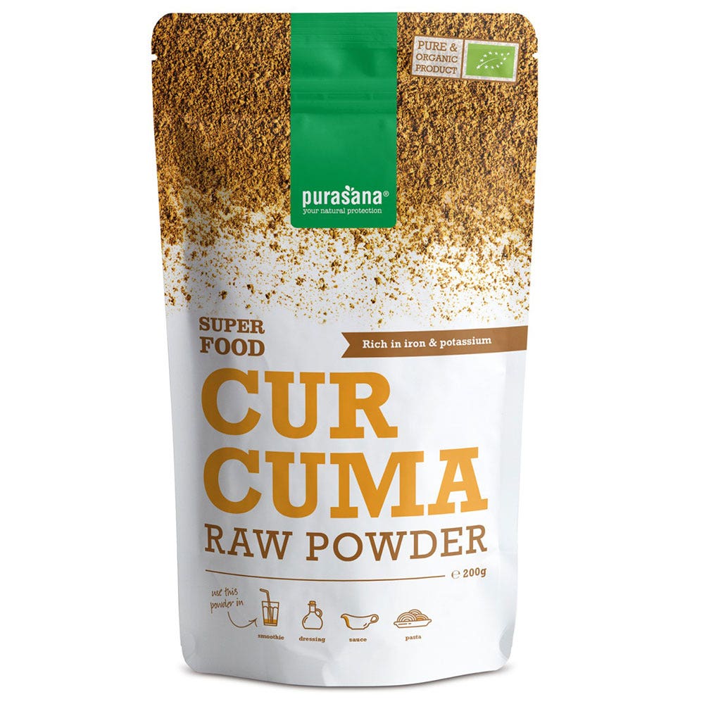 Purasana Super Food Cúrcuma en polvo Bio 200g