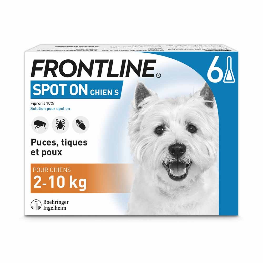 Frontline Spot-on Perro 2-10kg 6 pipetas de 0,67ml