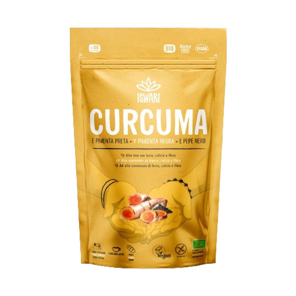 Iswari Super Aliment Pur Cúrcuma Bio y pimienta negra 150g