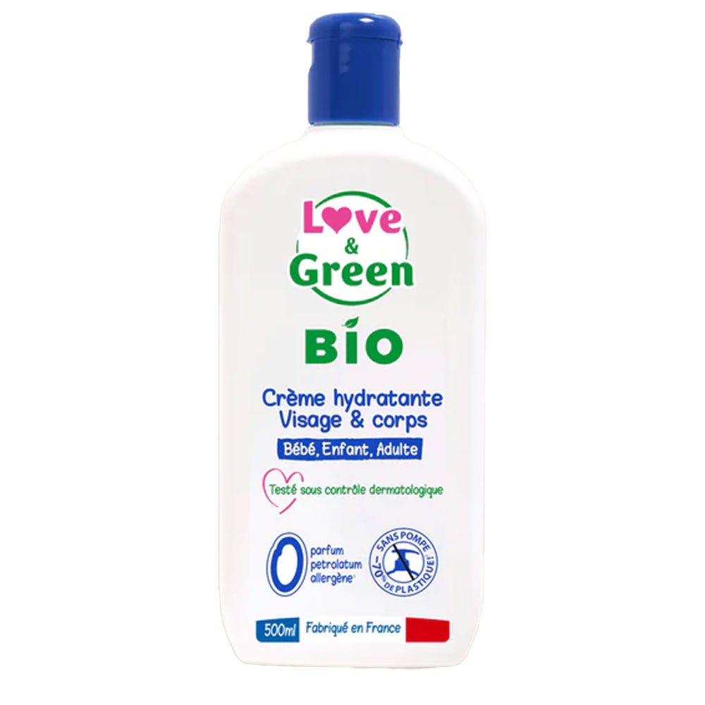 Love&Green Crema Hidratación Cara y cuerpo 500ml