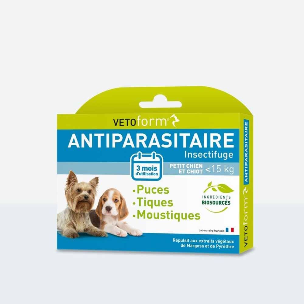 Vetoform Cachorro Pipetas antiparasitarias y Perro pequeño - 15kg 3x1ml
