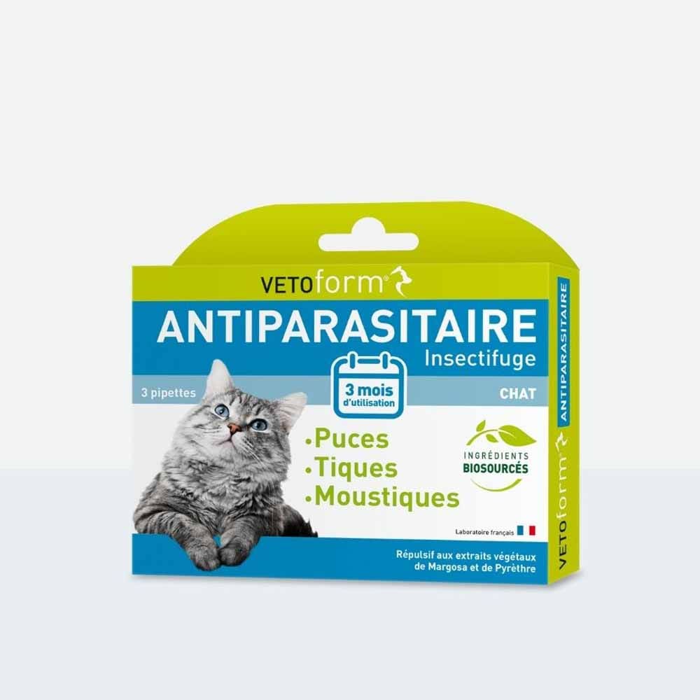Vetoform Gato Pipetas antiparasitarias 3x1ml