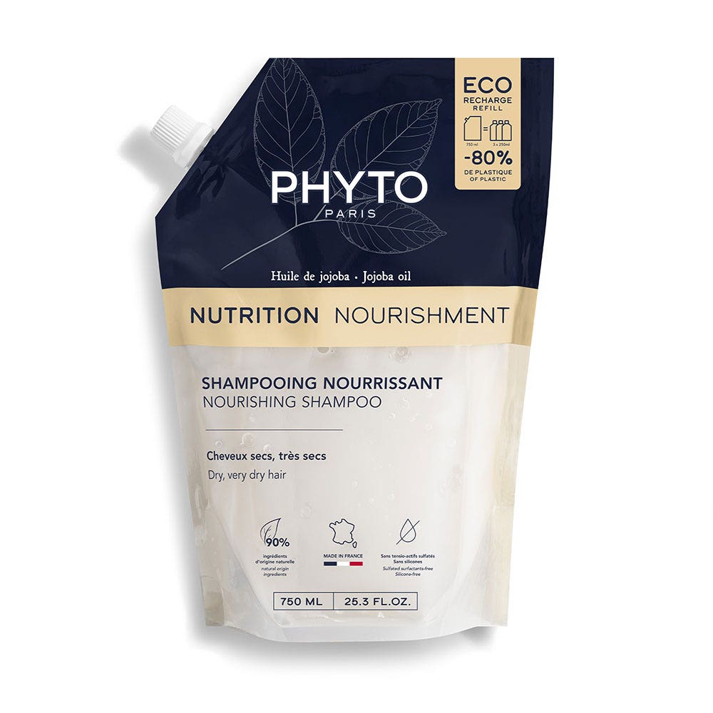 Phyto Paris Recambio de champú nutritivo Cabello seco, muy seco 750 ml