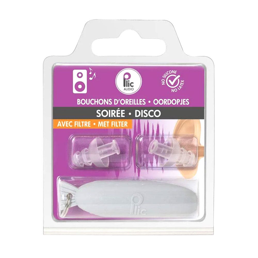 Plic Audio con filtro Bouchons D'oreilles Soirée (concierto) Par reutilizable