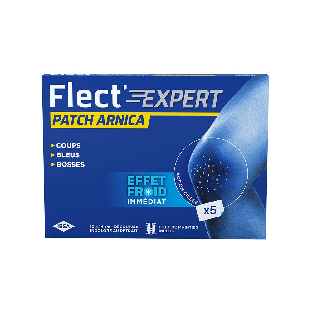 IBSA Flect'Expert Parche de Arnica 10x14 cm x5