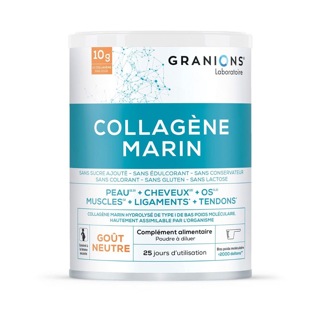 Granions Colágeno marino tipo I sabor neutro 258 g