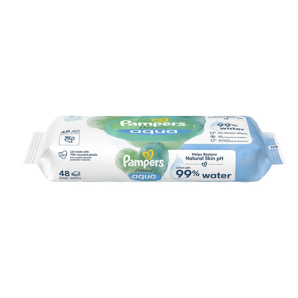 Pampers Harmonie Toallitas Aqua 48 unidades