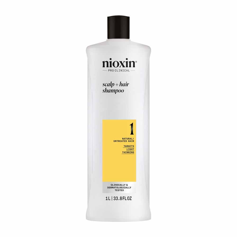 Nioxin Champú anticaída moderada y natural System 1 1L