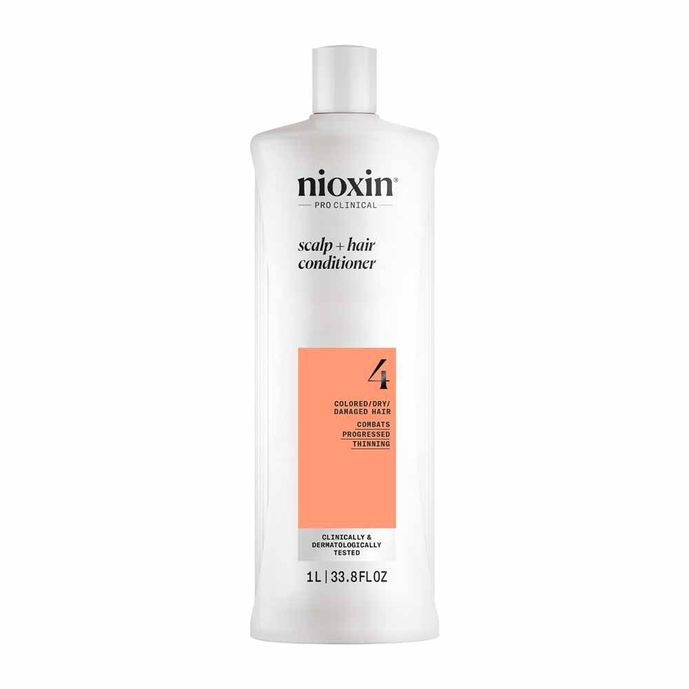 Nioxin System 4 Acondicionador para cabellos teñidos/secos/dañados y caída avanzada 1L