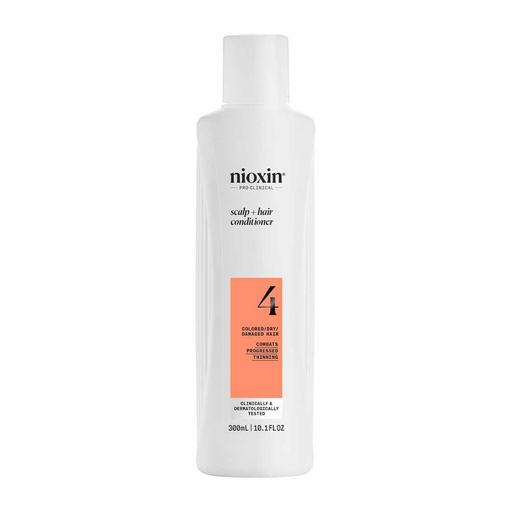 Nioxin System 4 Acondicionador para cabellos teñidos/secos/dañados y caída avanzada 300 ml