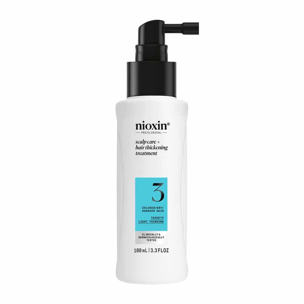 Nioxin System 3 Tratamiento sin aclarado para cabello coloreado/seco/dañado y caída moderada 100 ml