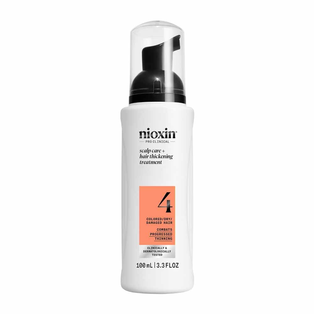Nioxin System 4 Tratamiento sin aclarado para cabellos coloreados/secos/dañados y caída avanzada 100 ml