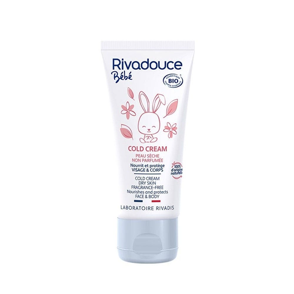Rivadouce Bebé Cold Cream ecológico Cara y cuerpo 50 ml