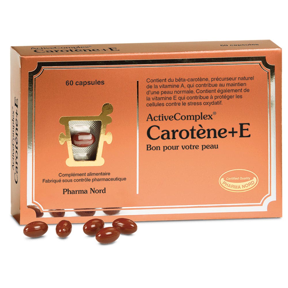 Pharma Nord ActivComplex Caroteno + E 60 cápsulas