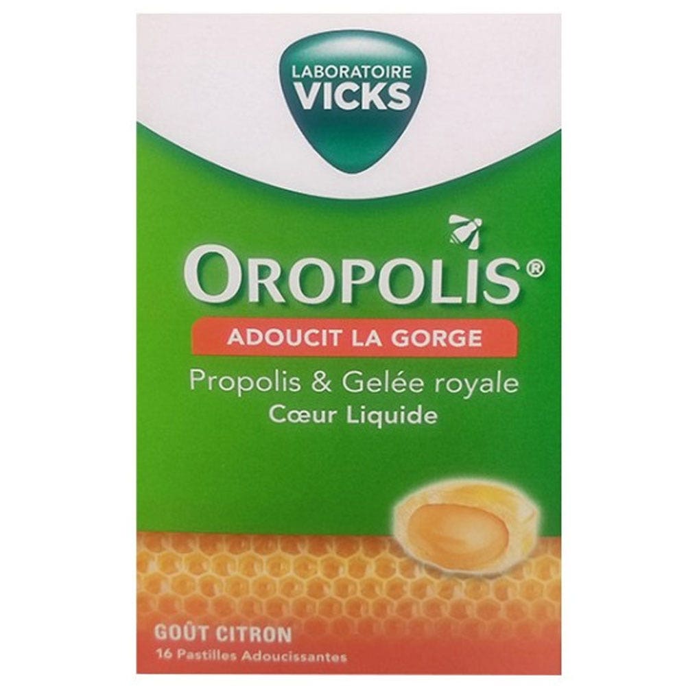 Oropolis Coeur Liquide Gelee Royale Sabor a Limón 16 comprimidos