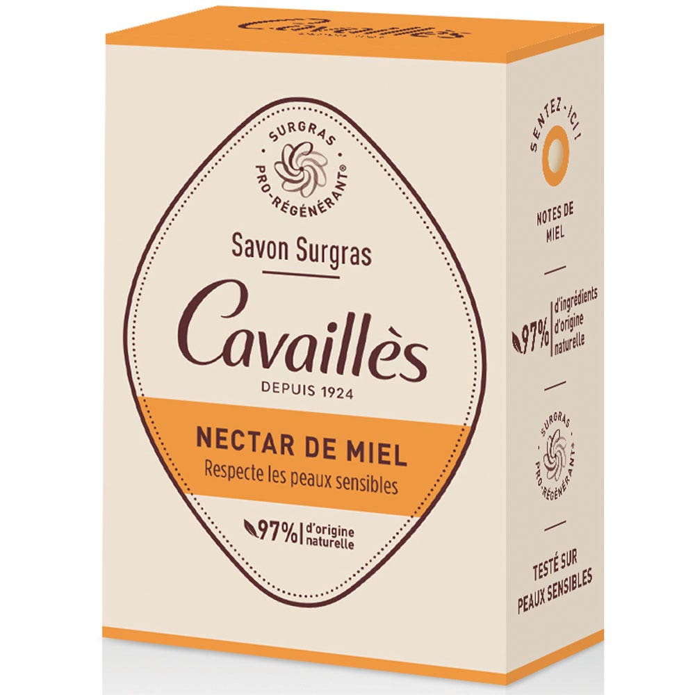 Cavaillès Surgras Pro-Regenerador Jabón de Néctar de Miel 100g