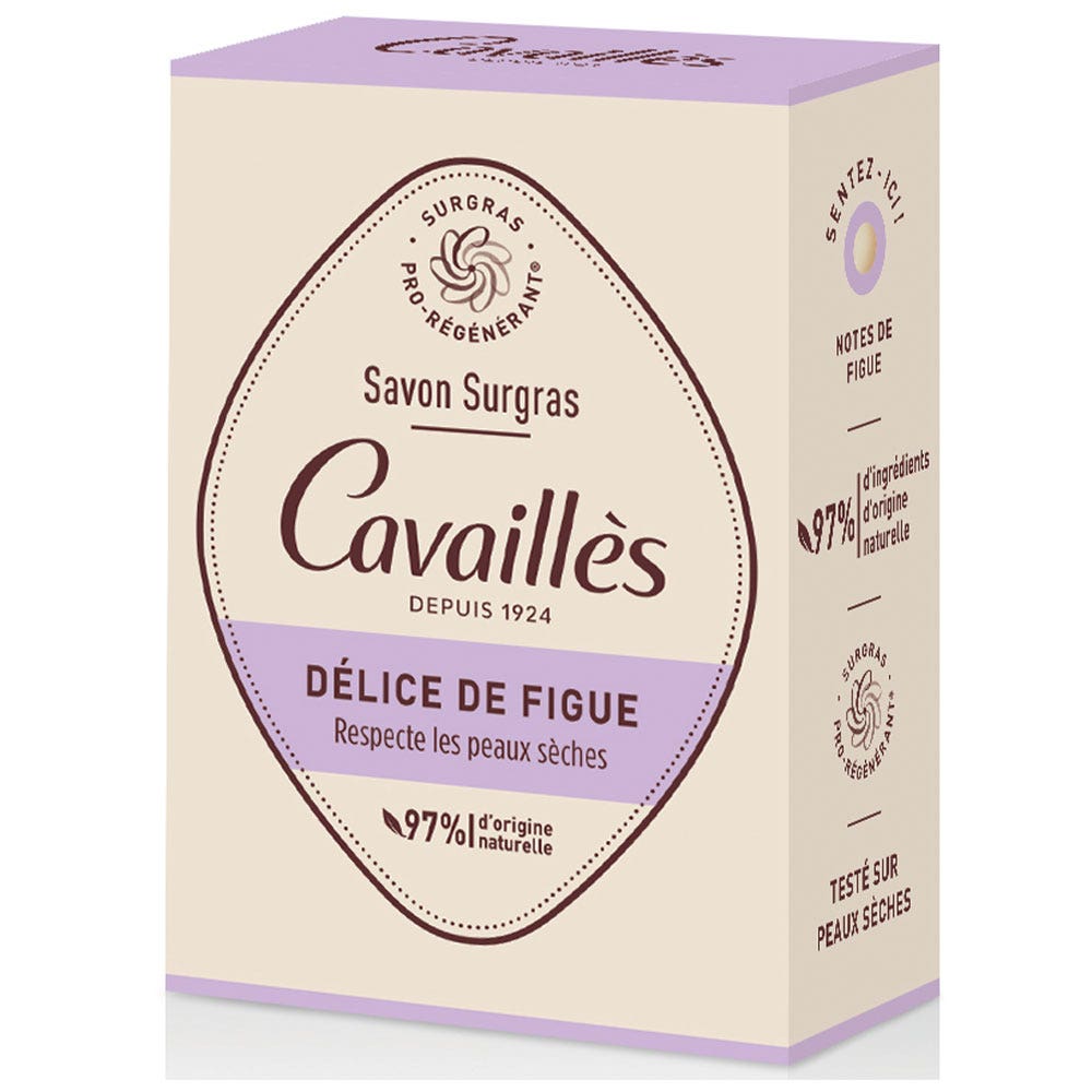 Cavaillès Surgras Pro-Regenerador Jabón Delicia de Higo 100g