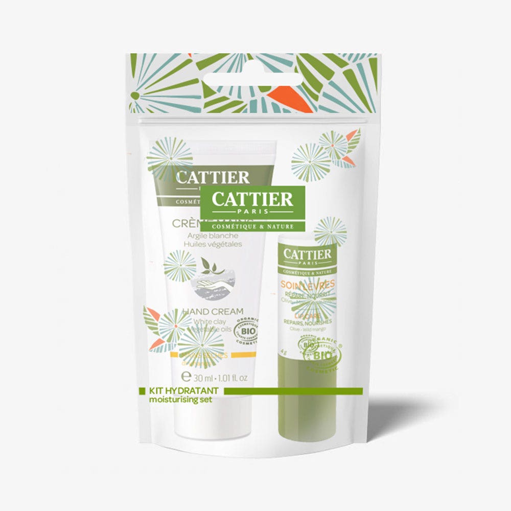 Cattier Kit Hidratante Labios y Manos Bio 30ml