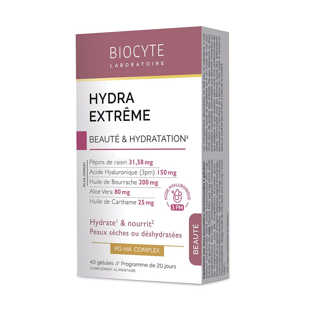 Biocyte Belleza Hydra Extrême belleza y hidratación 40 cápsulas