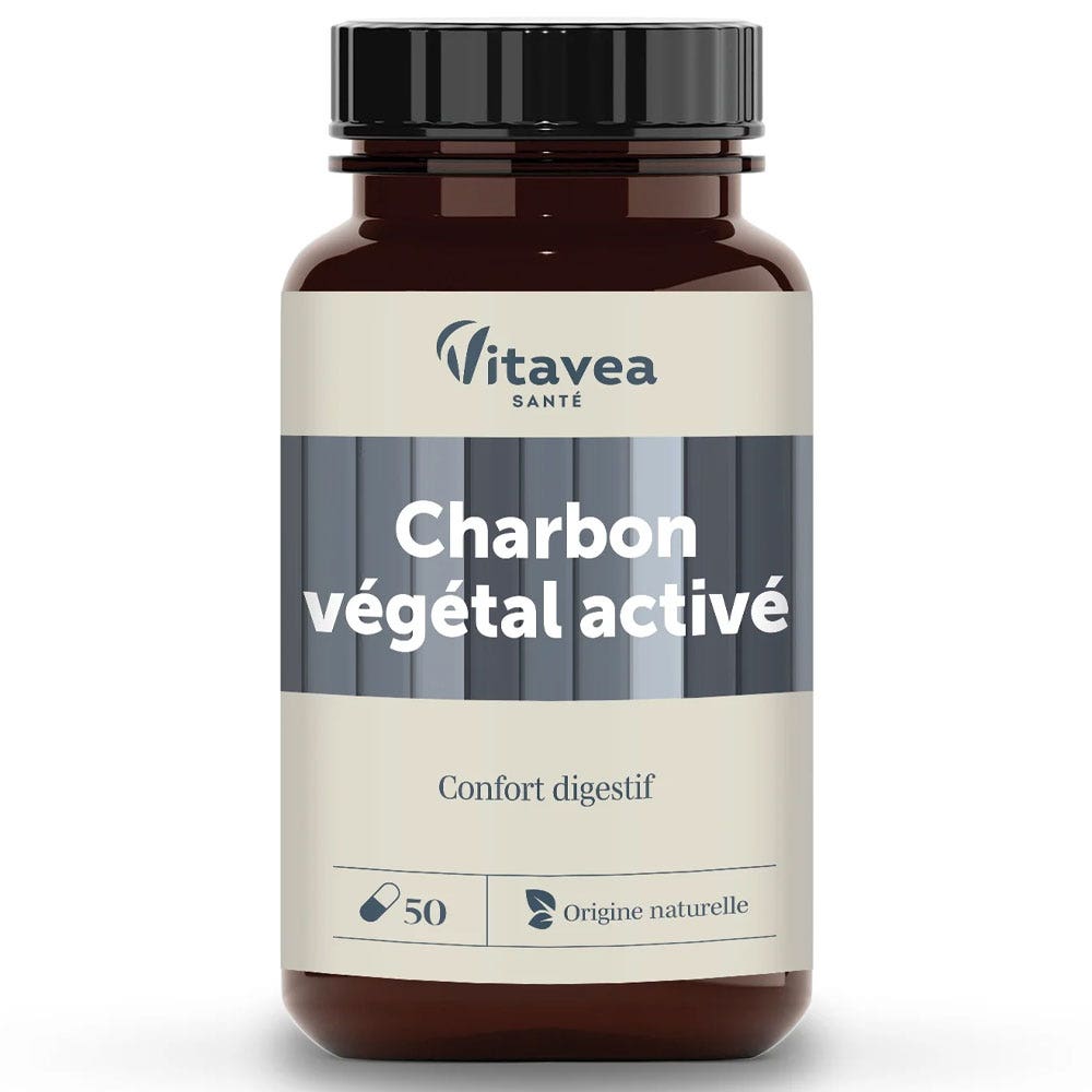 Vitavea Santé Nutri'sentiels Carbón Vegetal Activado Confort Digestivo 50 cápsulas