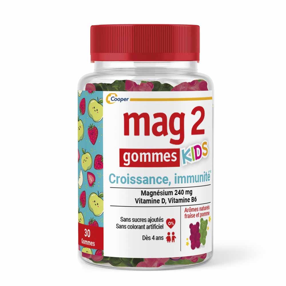 Mag 2 Crecimiento, Immunea Kids 30 Gomas de borrar