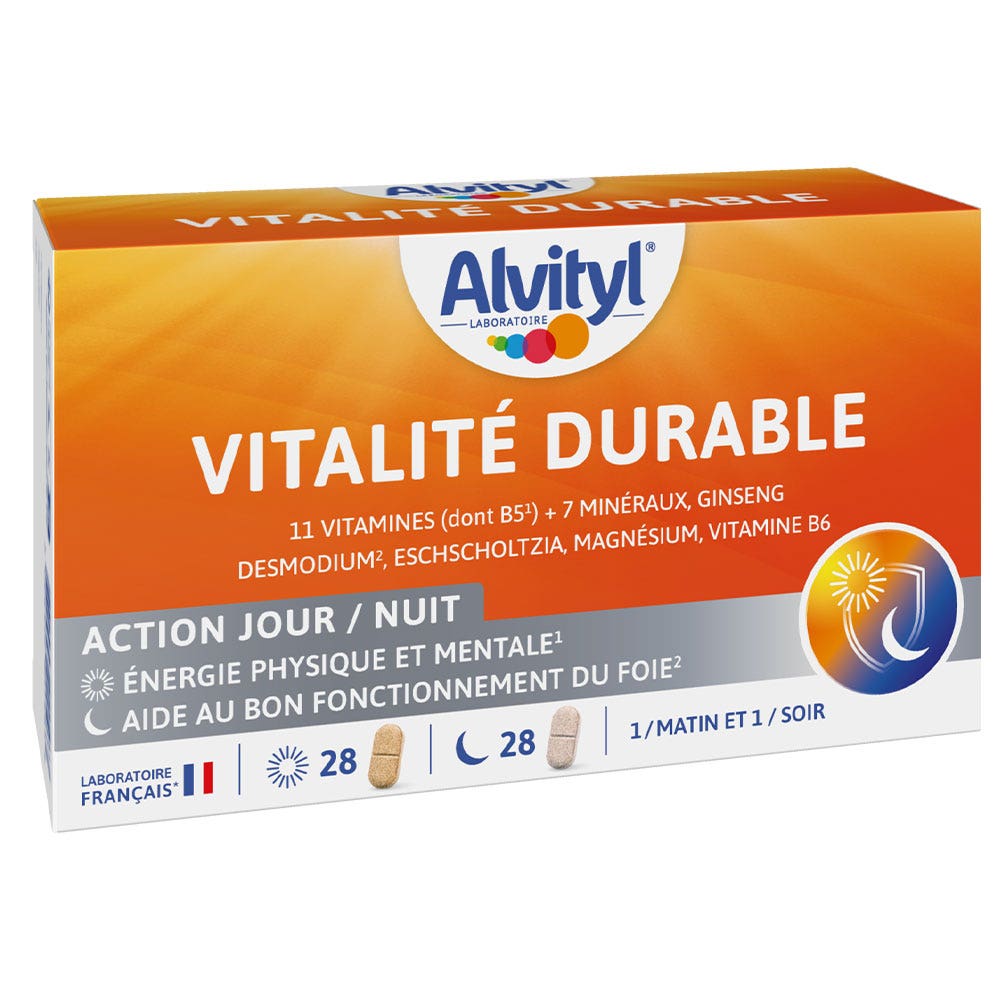 Alvityl Vitalidad duradera energía física y mental 2x28 comprimidos