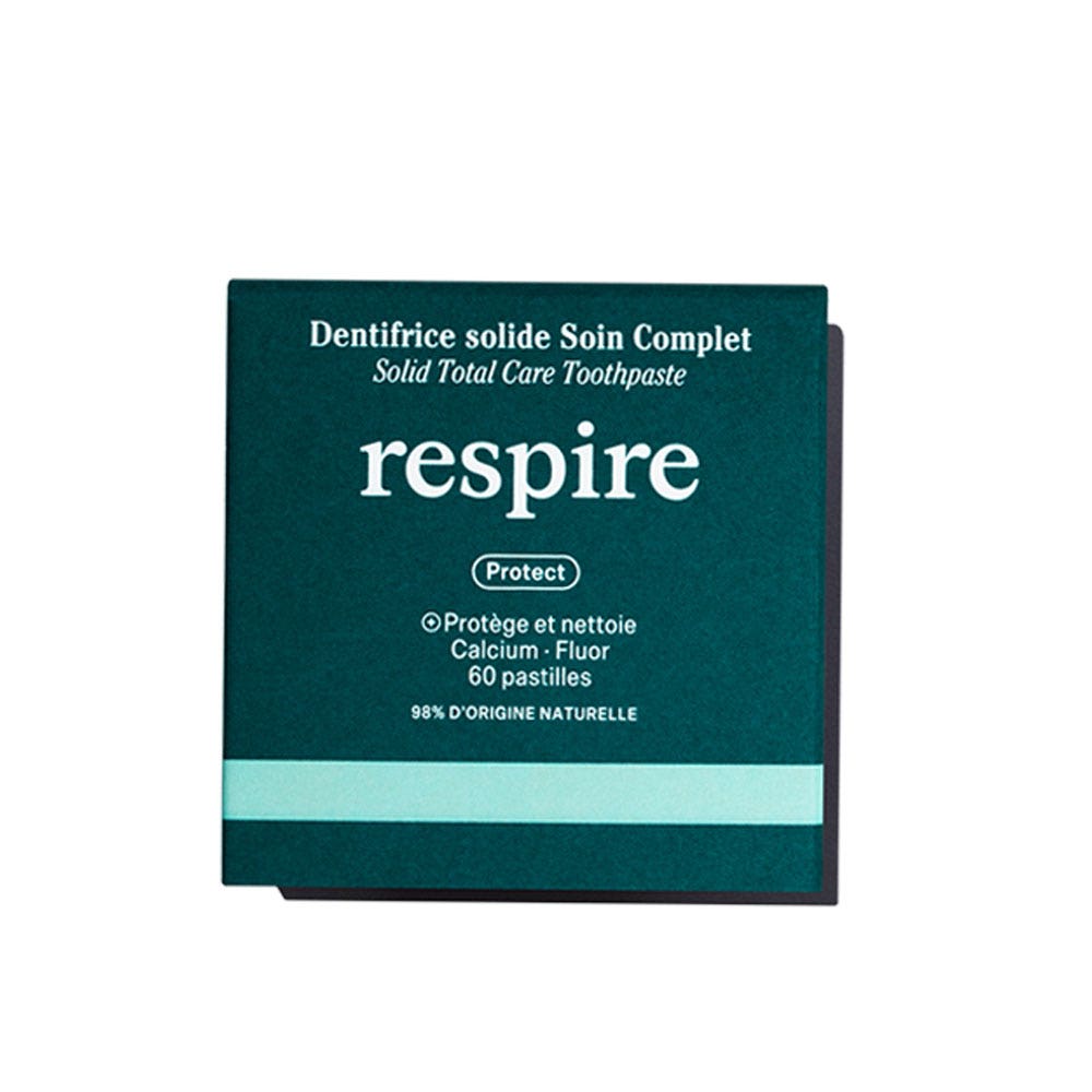 Respire Pasta dentífrica natural de menta x 60 comprimidos