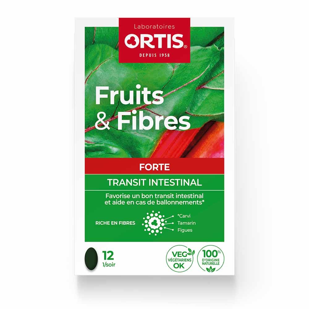 Ortis Frutas y Fibras Forte 12 Comprimidos