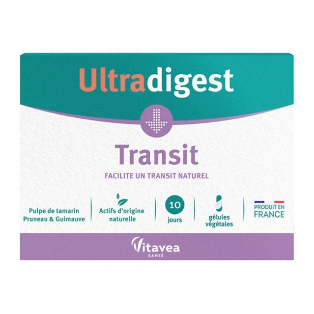 Vitavea Santé Ultradigest Transit 10 cápsulas Facilita el tránsito natural