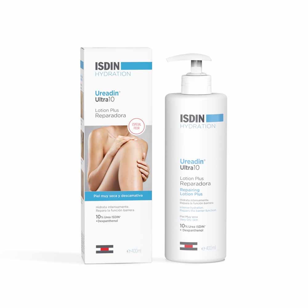 Isdin Ureadin Loción reparadora Ultra 10 Plus para pieles secas 400 ml