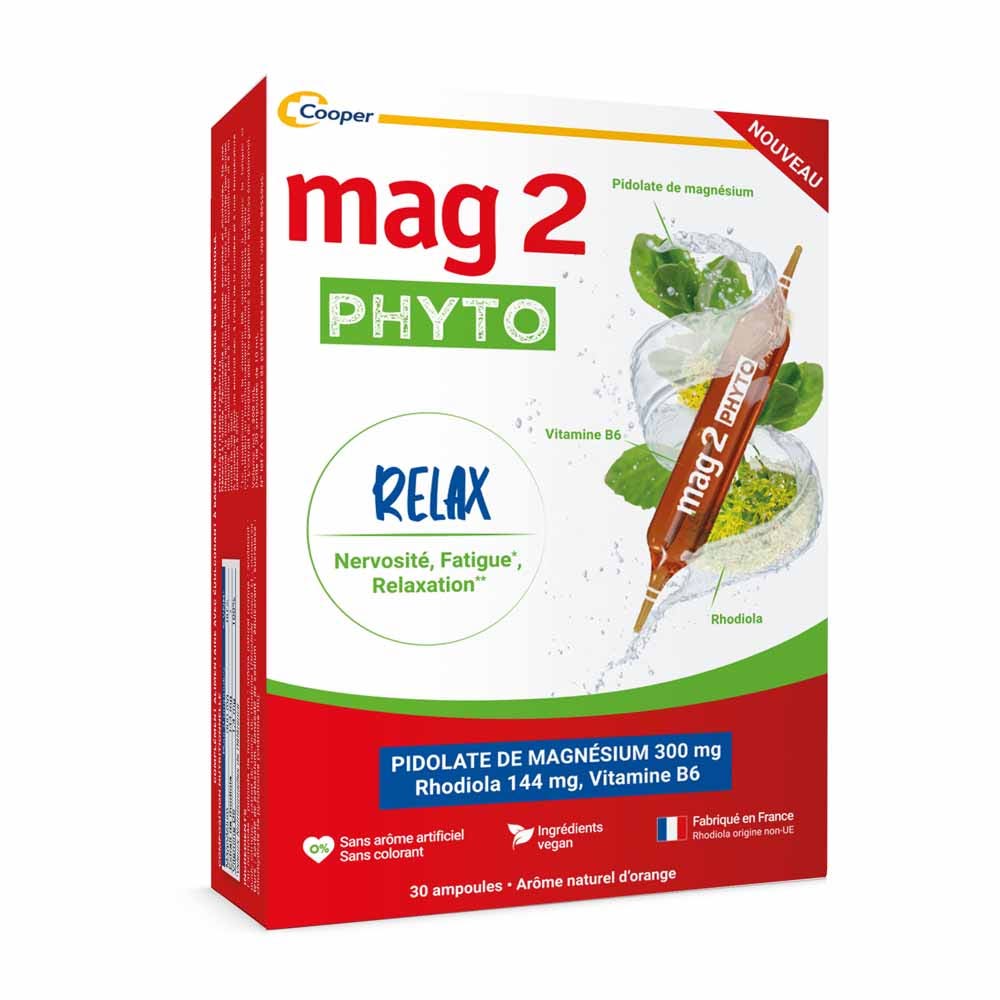 Mag 2 Fito Relax Nerviosismo Fatiga Relajación 30 ampollas