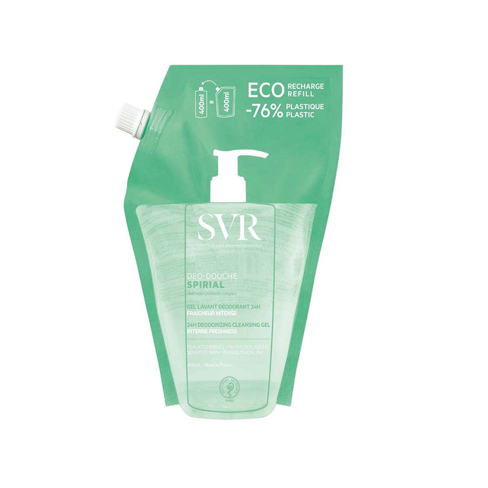 Svr Spirial Déo ducha recarga efecto desodorante 24h 400 ml