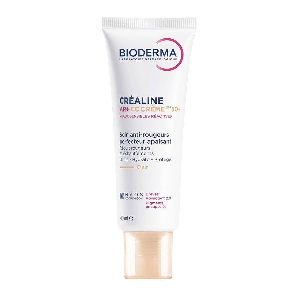 Bioderma Crealine AR+ CC crema SPF50+ tono claro 40 ml