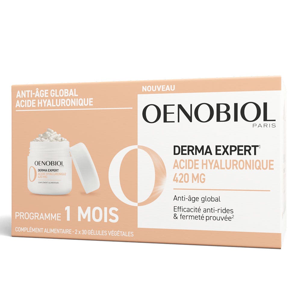 Oenobiol Derma Expert Ácido hialurónico arrugas de envejecimiento firmeza 60 cápsulas