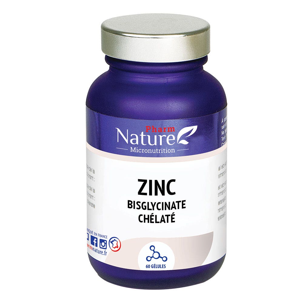 Kersiens Bisglicinato de zinc quelado 60 cápsulas