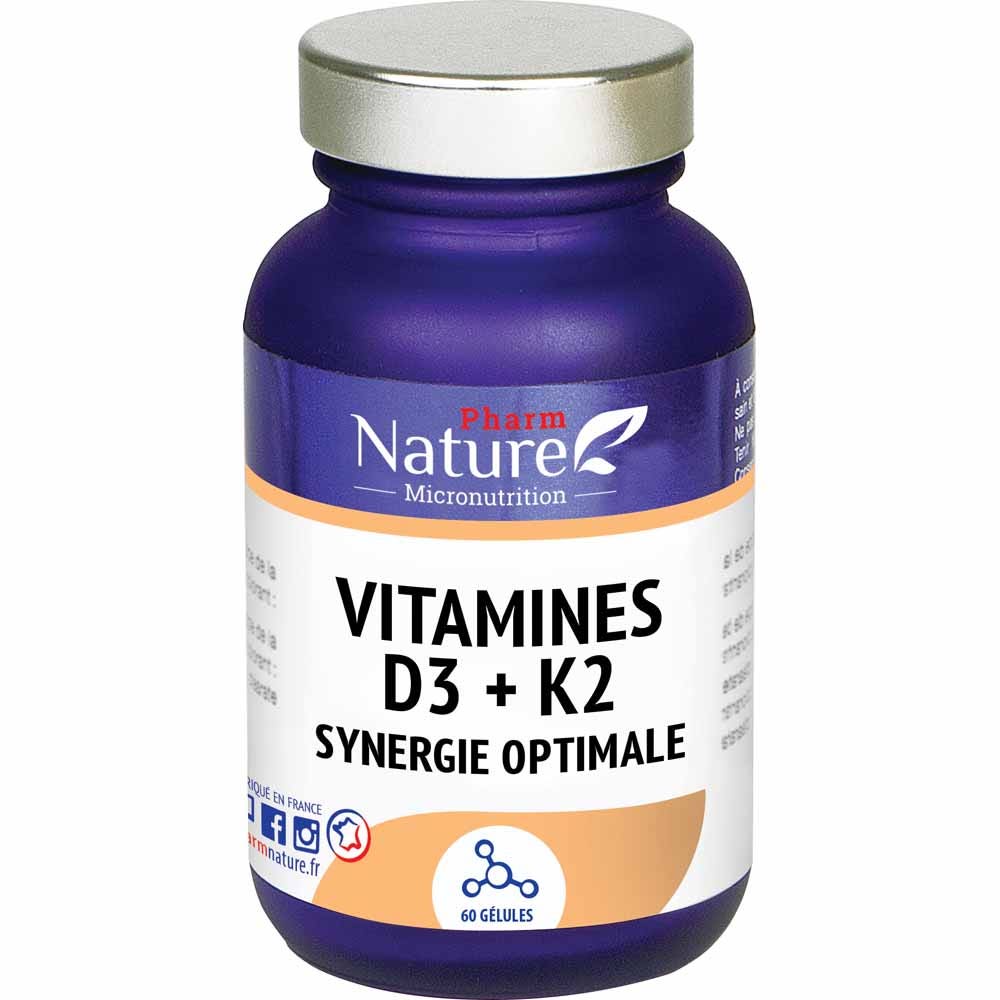 Kersiens Vitaminas D3 + K2 60 cápsulas