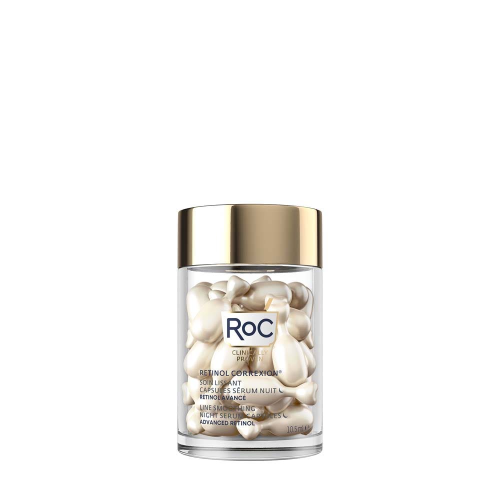 Roc Revive + Glow Sérum noche Retinol correxion 30 cápsulas