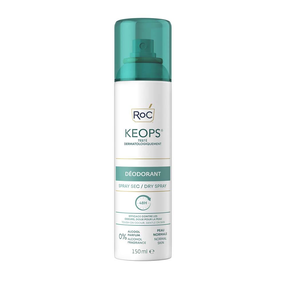 Roc Desodorante Spray Seco Sudorción Abundante Keops 150ml