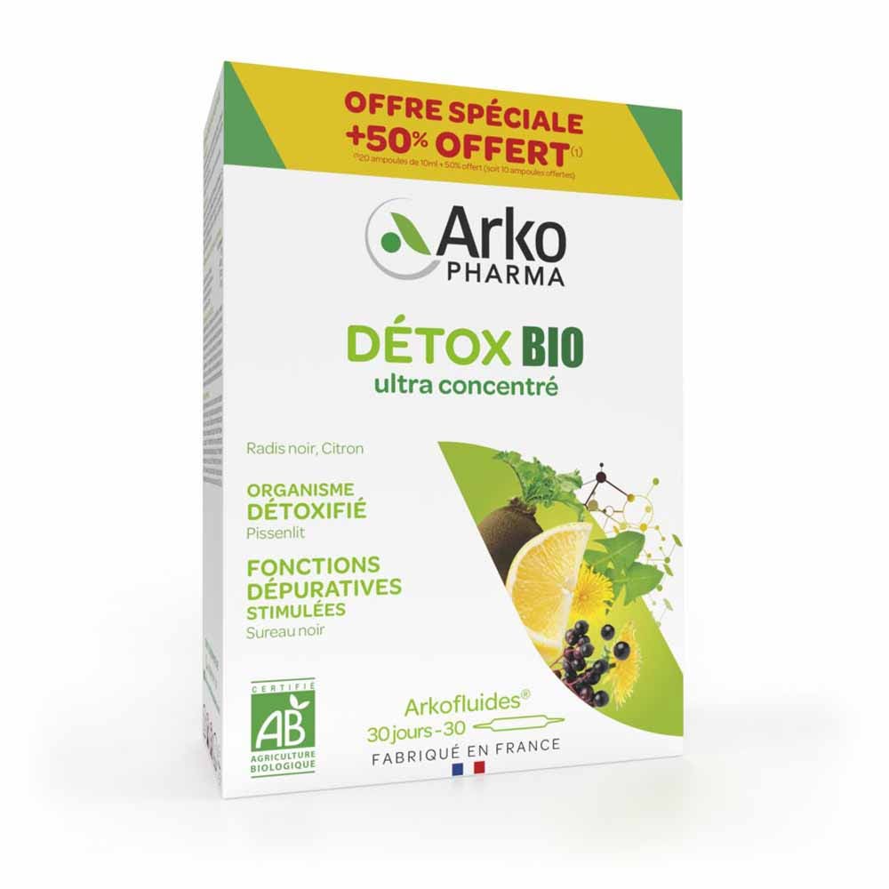 Arkopharma Arkofluidos Bio Detox 30 ampollas