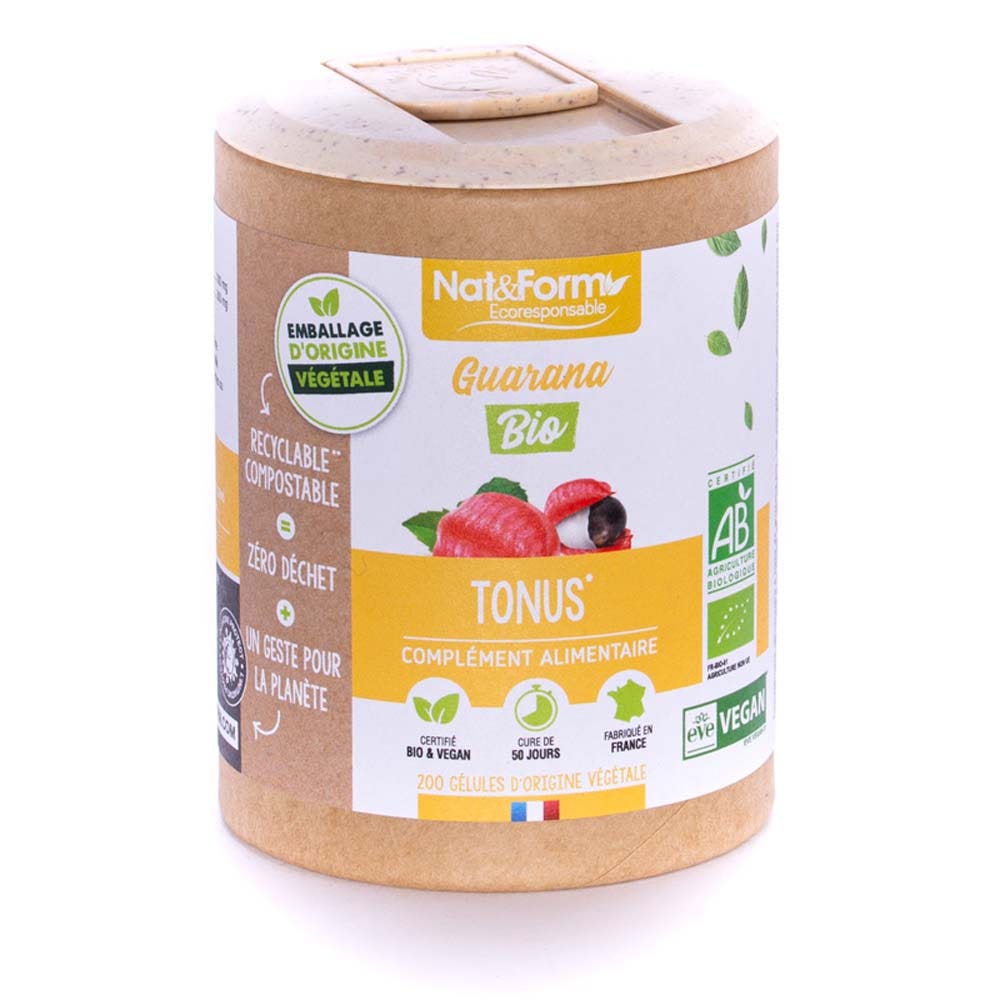 Nat&Form GUARANÁ ECOLÓGICO 120 cápsulas