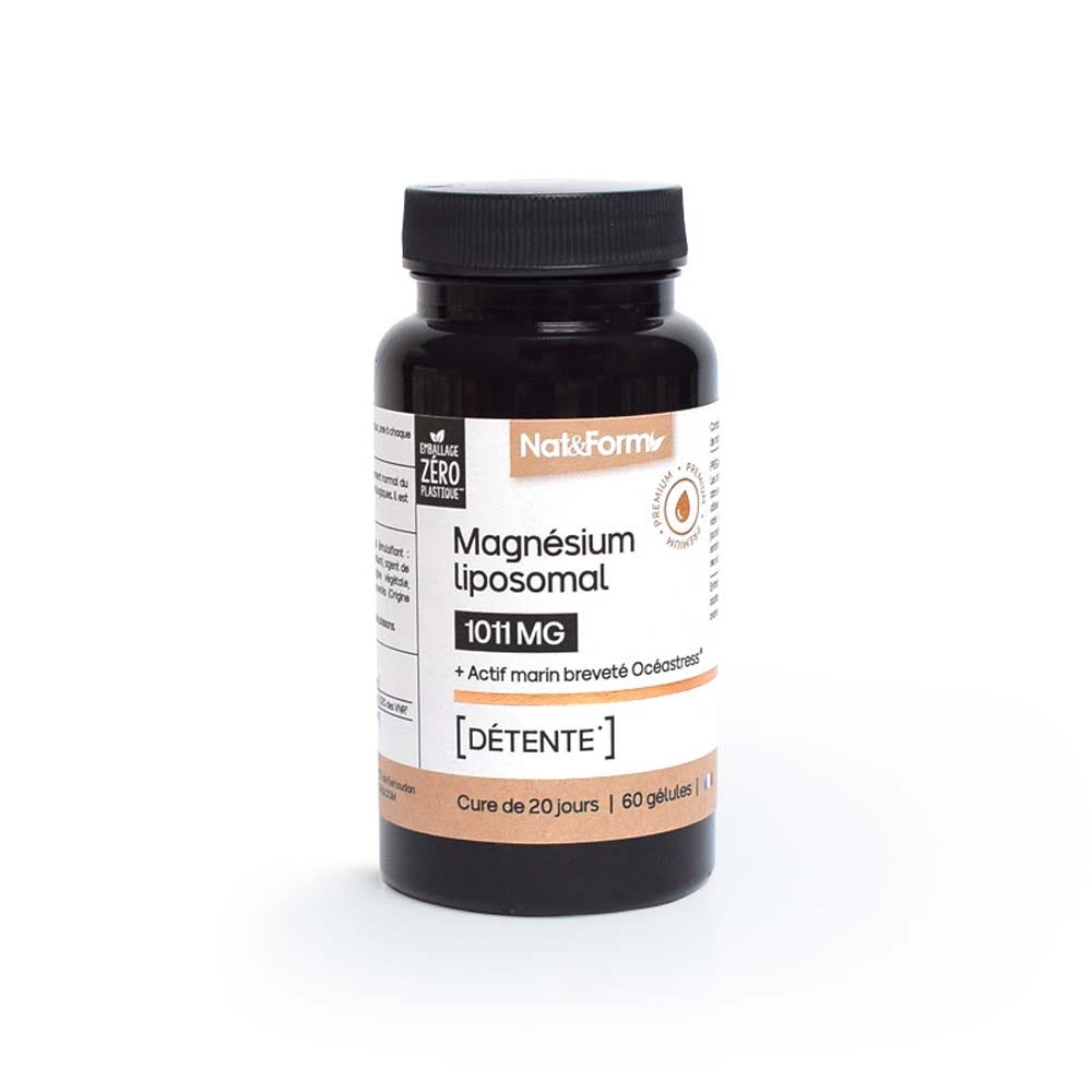 Nat&Form Magnesio liposomal x60 cápsulas vegetales