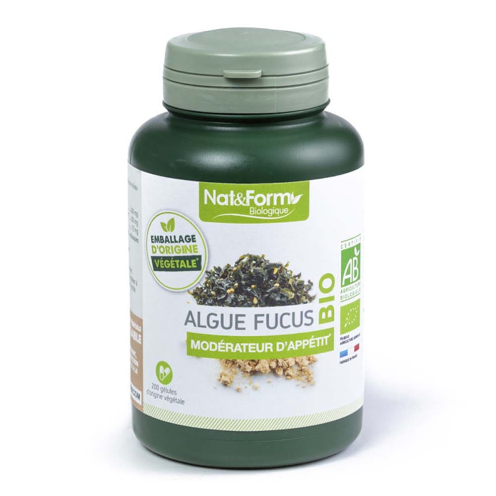 Nat&Form FUCUS ECOLÓGICO 200 cápsulas