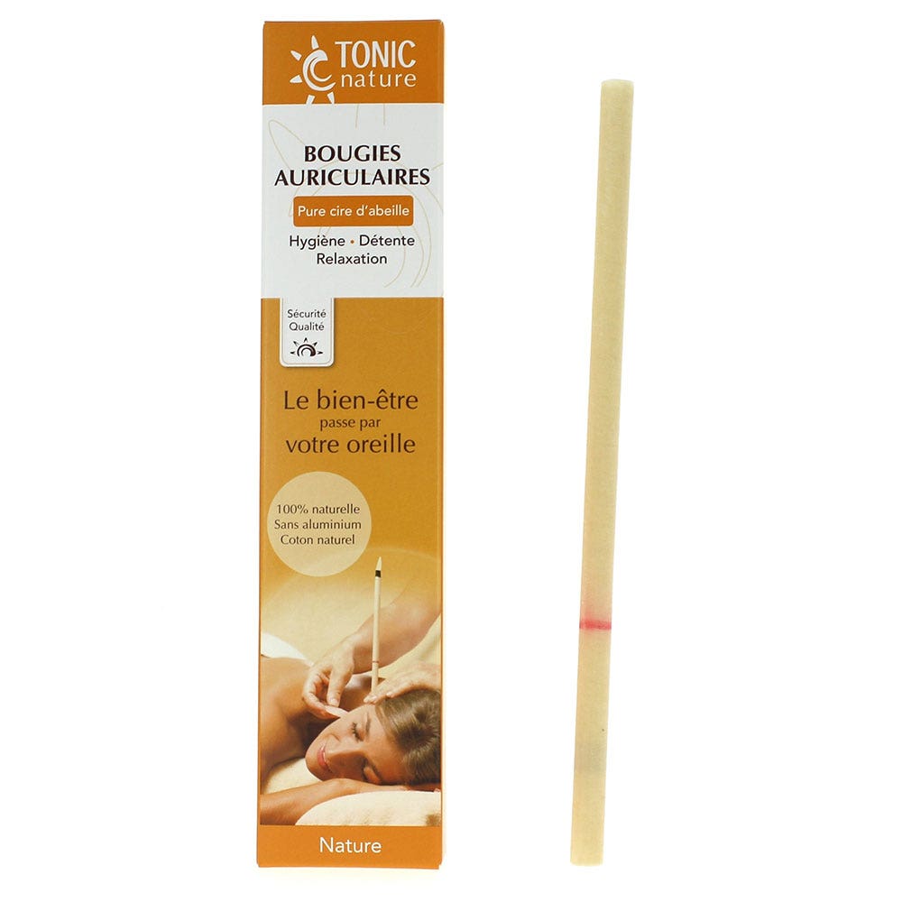Tonic Nature Velas auriculares de cera de abeja x2