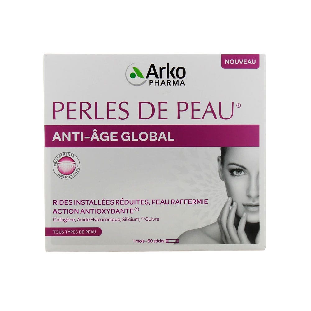 Arkopharma Perlas de Piel Antiedad global 60 sticks