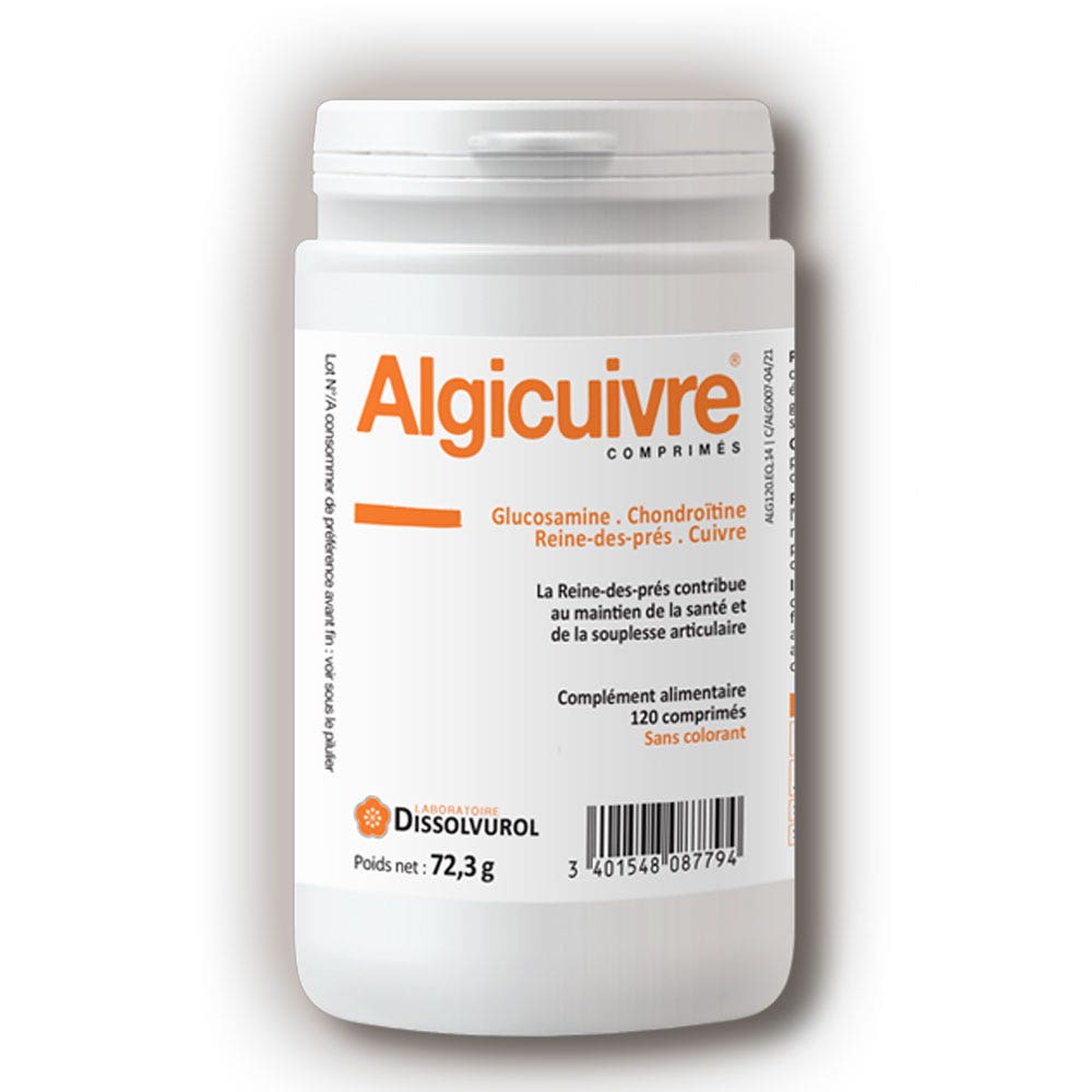 Dissolvurol Algicobre articulaciones 120 comprimidos